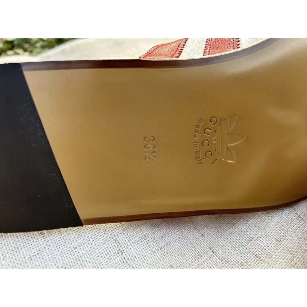 adidas x Gucci women's slipper with Horsebit 38.5 NEW - Picture 4 of 16